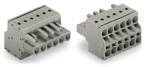 Wago 2-conductor female connector  with integrated