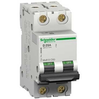 SCHNEIDER C60N 2P 10A TYPE C UL APPROVED CIRCUIT