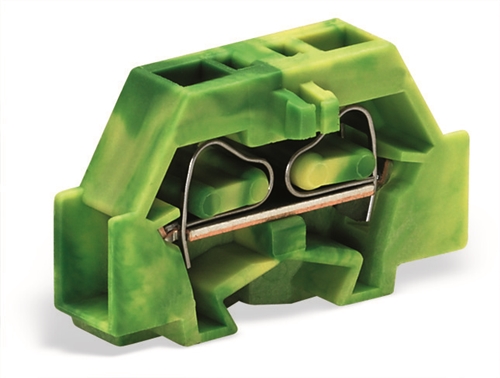 WAGO 2-conductor terminal block GREEN/YELLOW