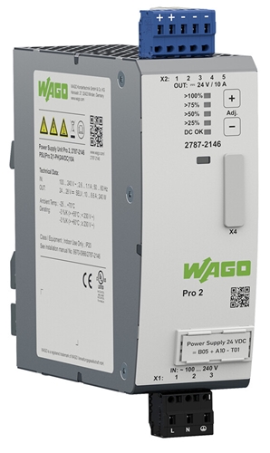 WAGO POWER SUPPLY 24VDC