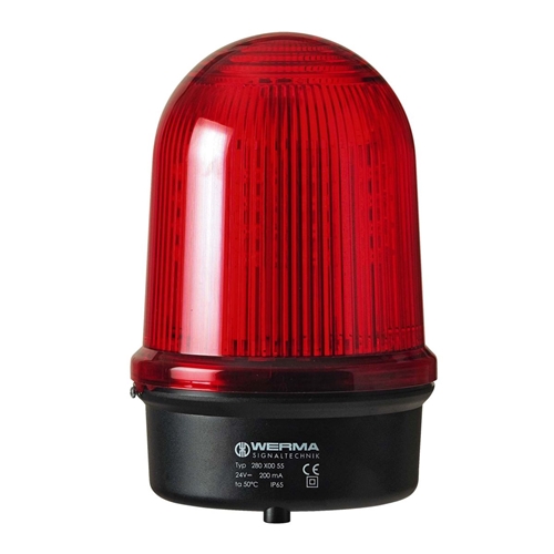 WERMA RED LED DOUBLE FLASH BEACON 142MM