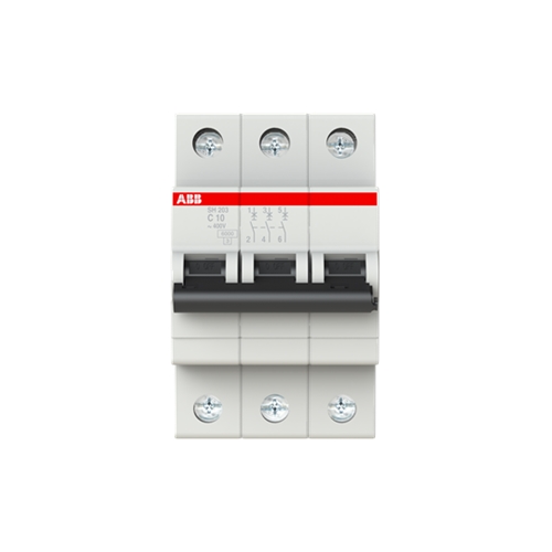 ABB MCB 3P 10A C CURVE