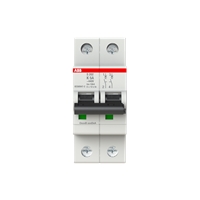 ABB S200 MCB 2 Pole Type K 6/10kA 5 amp