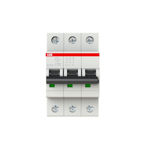 ABB S203 TRIPLE POLE K TYPE MCB 40A