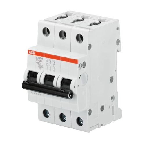 ABB 3POLE MCB 2A TYPE D