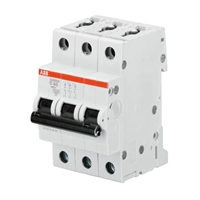 ABB 3POLE MCB 2A TYPE D