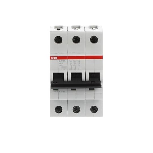 ABB MCB 3 POLE 4A TYPE C