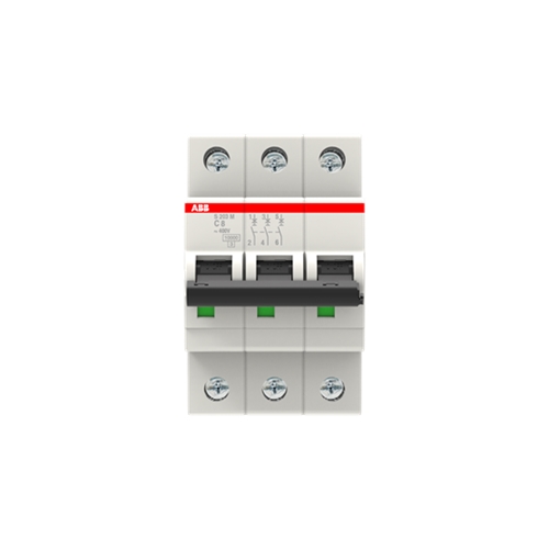 S203M-C8 Miniature Circuit Breaker - 3P - C - 8 A