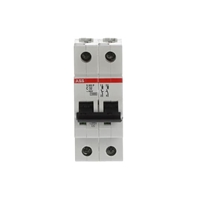 ABB S200 MCB 2 POLE C TYPE 15KA 32A PRO-M