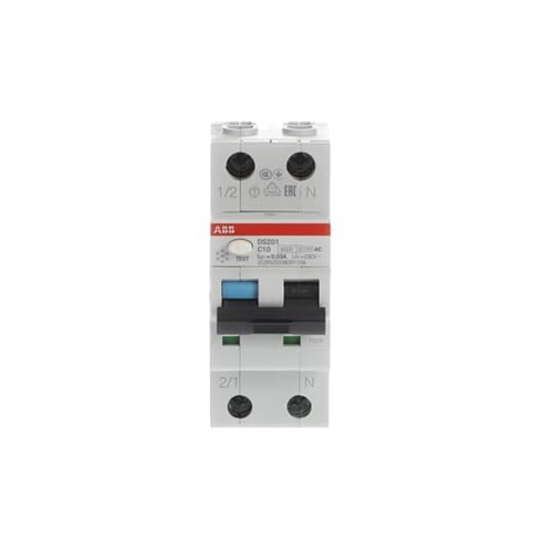 ABB RCBO 1P+N C10 30MA 6KA