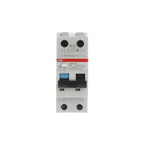 ABB DS201 M C10 A30 RCBO 10KA 1+N