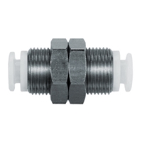 SMC 4MM EQUAL BULKHEAD FITTING STAINLESS STEEL