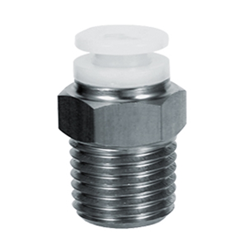 SMC 6MM X 3/8 BSP STAINLESS MALE STUD FITTING