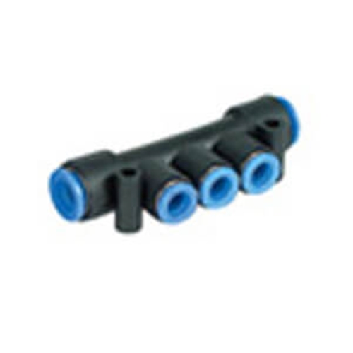 SMC TUBE MANIFOLD 3X4MM 2X8MM