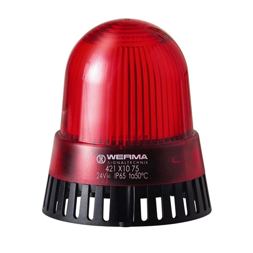 WERMA LED-Buzzer Surface Mount cont/Pulse 115Vac