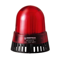 WERMA LED 8 TONE SIREN 24V RED