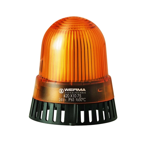 WERMA STATIC AMBER BEACON/SOUNDER 24V BASE MOUNT