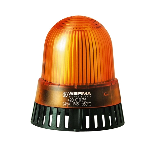 Werma Beacon & Sounder 24VAC/DC Yellow