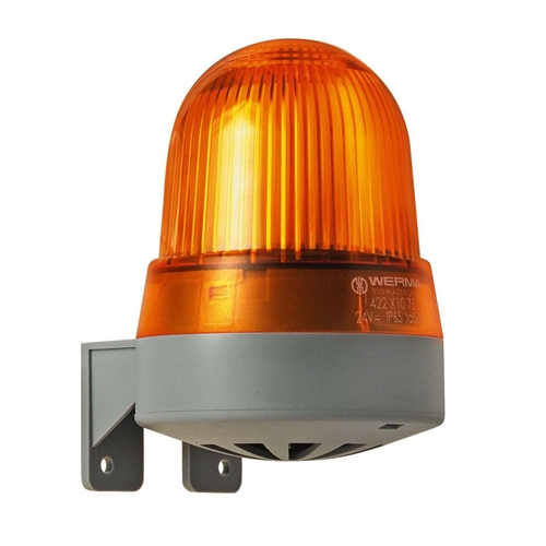 WERMA LED/BUZZER COMBO 24V AMBER