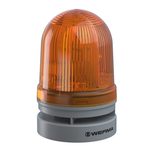 WERMA FLASH 24V ORANGE SOUNDER/BEACON