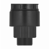 WERMA Adapter KS40 Single Hole Black