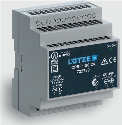 LUTZE PSU 24VDC 3.0A