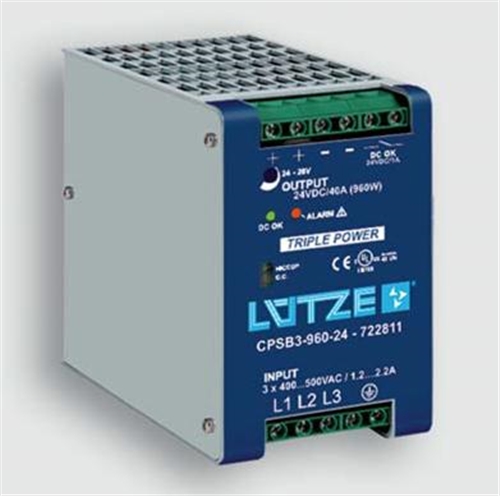 LUTZE PSU 400VAC TO 24VDC 20A