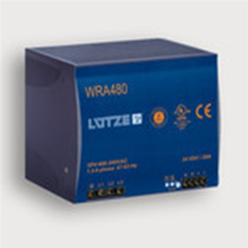 LUTZE PSU 24VDC 20A 480W 340-567VAC 3PH