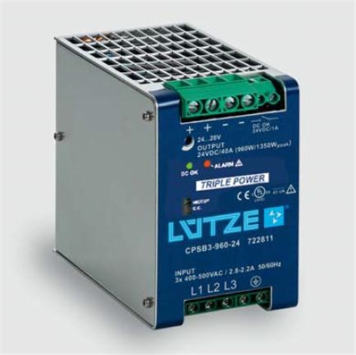 Lutze Power Supply 400VAC-24VDC 40A