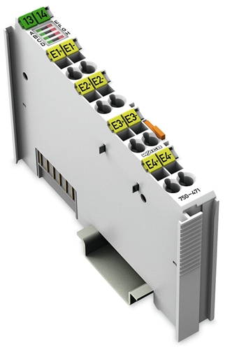 WAGO 4 CHANNEL ANALOG MODULE WITH ELECTRICALLY