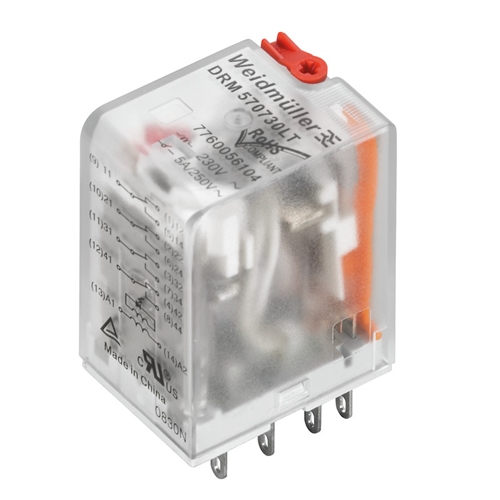 WEIDMULLER DRM570524L RELAY 4C/O 24VAC (MOQ=20)