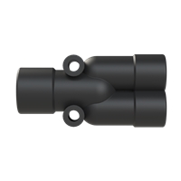 PMA Y PIECE CONNECTOR BLACK IP66