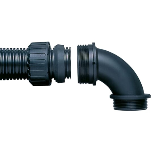 ADAPTAFLEX 90 DEGREE ELBOW BLACK