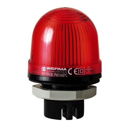 WERMA RED PERMANENT STATIC BEACON 7W