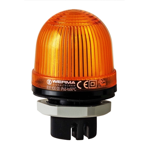 WERMA YELLLOW FLASHING BEACON 230V