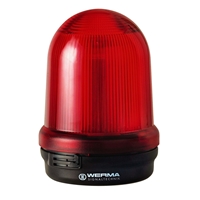 Werma Monitored Perm Beacon Red 24VDC