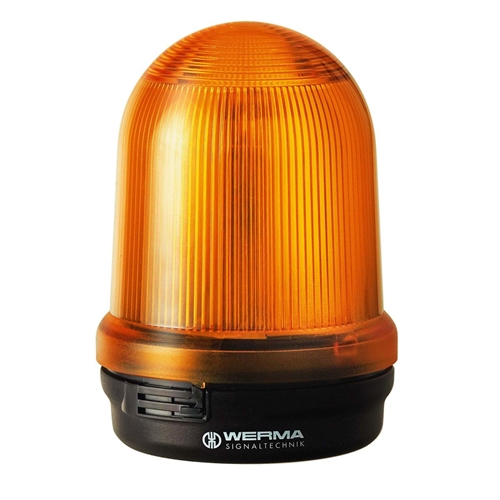 WERMA FLASHING BEACON AMBER 24V LED