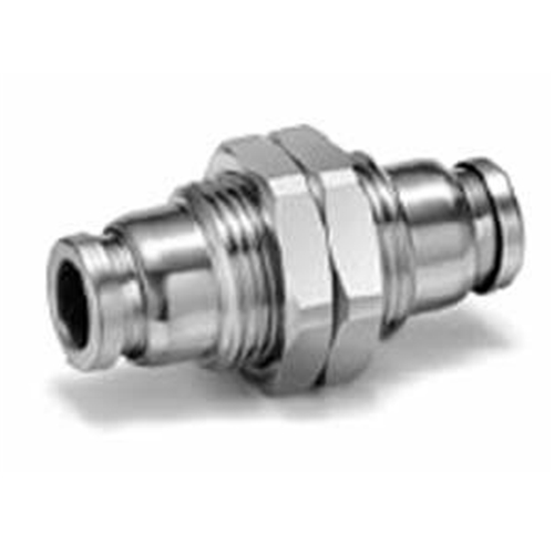 SMC 12MM METAL BULKHED FITTING