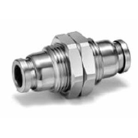 SMC 12MM METAL BULKHED FITTING