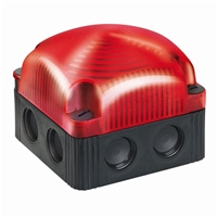 WERMA LED-Double Flash Square Beacon 24VDC Red