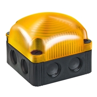 WERMA LED PERMANENT SQD BEACON 24VDC YELLOW