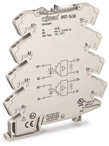 WAGO SOLID STATE RELAY 24VDC 3A 2 WAY