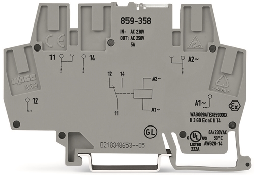 WAGO SWITCHING RELAY TERMINAL BLOCK