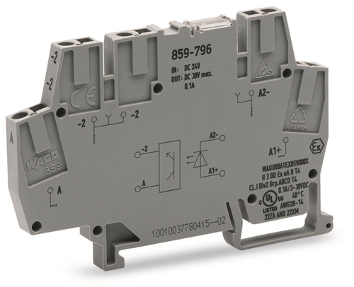 WAGO OPTOCOUPLER 24V IN; 3-30V DC OUT