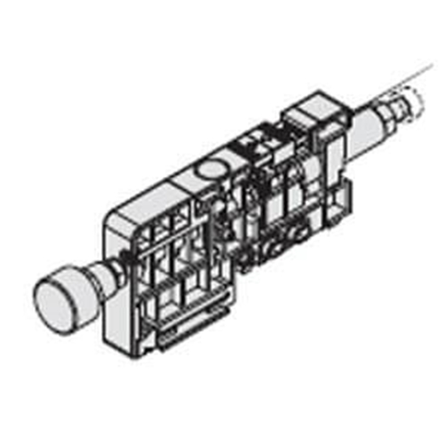 SMC REGULATOR BLOCK, PRESSURE GAUGE, TOP MOUNTING