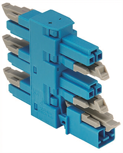 Wago 5-way distribution connector 2-pole