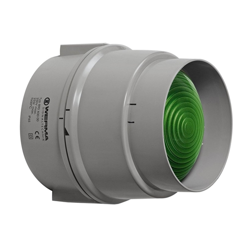 WERMA PERMANENT BEACON 12-240V GREEN