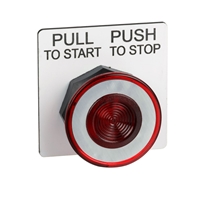 Schneider Electric 30MM PUSH-PULL OPERATOR RED KNO