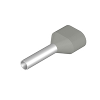 WEIDMULLER TWIN FERRULE 0.75MM GREY