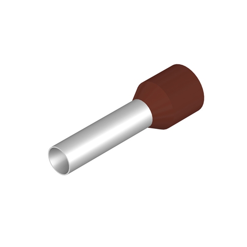 WEIDMULLER H10/28T BROWN 10MM FERRULE (PK=100)